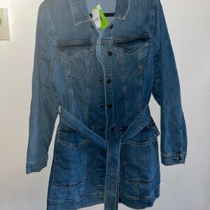Lane Bryant Blue Jean/ Denim Jacket/Dress y2k NWT